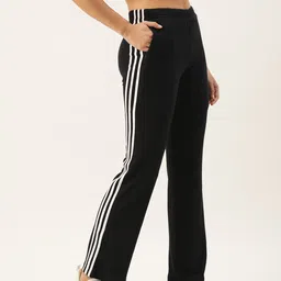 femea Women Solid Black Track Pants-picture-23