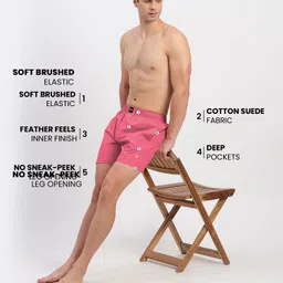 freecultr Men's Silky Soft, Non-Pilling Micromodal All Day Boxer Shorts with Dual Deep Side Pocket Solid Men Boxer image 3