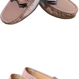 k-nine Trendy Ethnic Loafer Jutti for Women | Casual Wear-peach_wood rose 911 Casuals For Women-picture-15