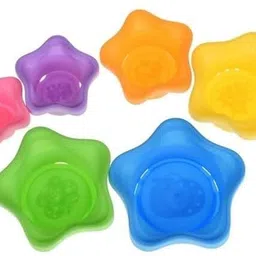 budetto Stacking Cup Tower Toy for Kids – Colorful Nesting & Stacking Learning Toy Rattle image 2