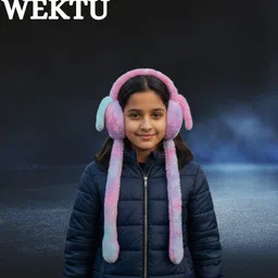 wektu Soft Plush Winter Earmuff/Rabbit Ear/Moving Ear/1PC/35 Ear Muff-picture-32