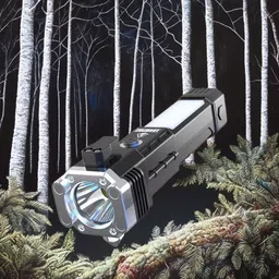 jossyfy Multi-Function LED Flashlight with Side Light, Strobe Mode & USB Charging Torch image 3