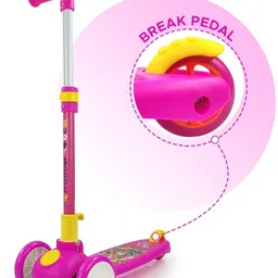 varaa g LED WHEEL KID SCOOTER,ADJUSTABLE HEIGHT, 50KG WEIGHT CAPACITY,FOLDABLE STRUCTURE Rideons & Wagons Non Battery Operated Ride On image 4