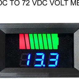 electrolight Charge Level Indicator 12V-72V Lithium Battery Capacity Meter LED Display. Voltmeter-picture-14