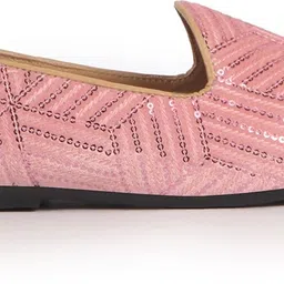 fausto Embroidery Sequin Ethnic Slip On Juttis for Wedding|Traditional Nehru Jackets Mojaris For Men image 5