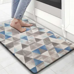 luxe home international Abstractal Abstract Microfibre 30x18 Inches Anti Skid Door Mat-picture-12
