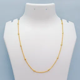 shashi ornaments 22 inches Neckchain Gold-Plated Trendy Rassa Motti Chain Fit for Men & Women Gold-plated Plated Alloy Chain image 3