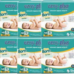 ezoyplus New Born Baby diapers | 0-4 kg, Odour Control & Hygienic, Dryfeel Comfort - New Born image 1