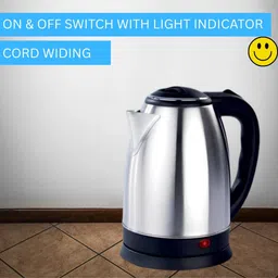 sacro Electric Kettle with Stainless Steel Body 1.5 litre for boiling Water/coffeeS170 Electric Kettle image 1