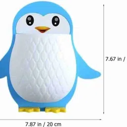 webdealz Plastic Penguin Design Wall Mounted Storage Organizer for Bathroom/Kitchen Etc x3.396 Storage Basket image 2