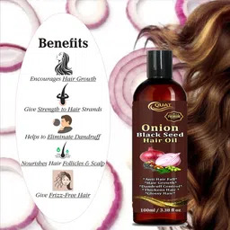 quat Onion Blackseed Hair Oil – Strengthen, Nourish, and Revitalize Your Hair image 2