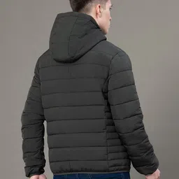 red tape Men Solid Padded Jacket image 3