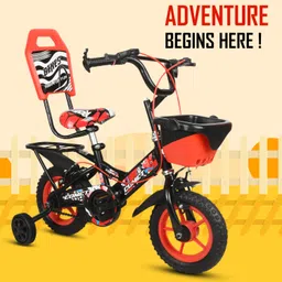 xaipro 10T PREMIUM QUALITY COMET CYCLE ( RED ) FOR 2 TO 3 YEARS KIDS 96% ASSEMBLE 10 T (inch) BMX Cycle image 2