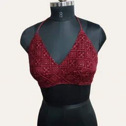 V-Neck Women Blouse-image-2