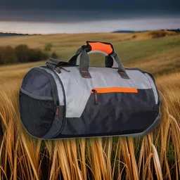 house of common 25 L Gym Duffel Bag - Sports Gym Bag Travel Duffel Bag(S-18*1 1) - Orange-picture-28