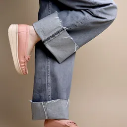 shoetopia Upper Bow Comfortable |Casual, College & Daily Wear | Flexible Loafers For Girls Loafers For Women image 3