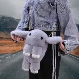 Cute Bunny Sling Bag462 Waterproof Lunch Bag-image-1