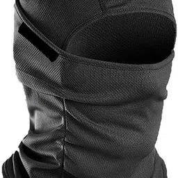 mozfit Black Bike Face Mask for Men & Women image 1