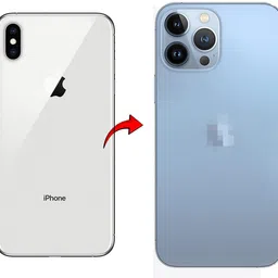 Hespa iPhone XS Max To iPhone 13 Pro Max Full Body Housing Converter Kit Include Battery Adhesive & Waterproof Seal Full Panel-picture-38