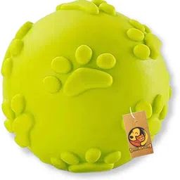 foodie puppies Natural Latex Non-Toxic, Fetch & Chew Safe Play, Cute Puppy Claw Design Toy Rubber Ball, Squeaky Toy For Dog-picture-10