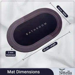 sittella Rubber Bathroom Mat image 2