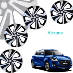 airzone CAR WHEEL CAP/WHEE CORONA DC A-DEGINE "SILVER_BLACK" 14 INCH Wheel Cover For Maruti Swift, Xcent, Celerio, Amaze, Micra, KUV 100, Grand i10, Swift Dzire, Brio, Vista, Indigo, Ritz, Figo-picture-27