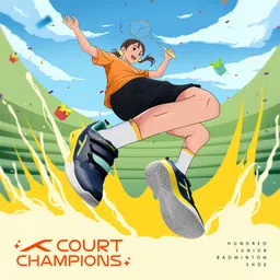 hundred Court Champion Badminton Shoes For Men image 2