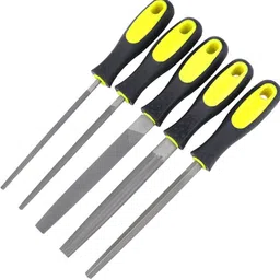 uptodateprouducts 5Pcs Wood File Steel File Rasp 8'' Round/Flat/Square/Triangle/Half-round Files Knife Sharpening Steel-picture-18