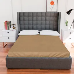 Fitted Single Size Breathable, Stretchable, Waterproof Mattress Cover-image-64