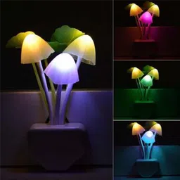 smartmall Mushroom Sensor Operated On Off Color Changeable Led Mushroom Night Lamp Night Lamp (12 CM Multi color)Pack of 1 Night Lamp image 3