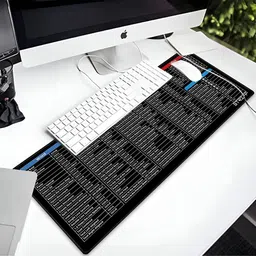 kaku Windows & Office Keyboard Shortcuts Desk Mat – XL Mouse Pad 800x300mm Non Slip Base Dual Sided Mousepad image 5