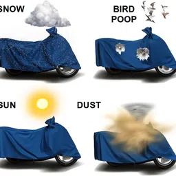 tennycer Waterproof Two Wheeler Cover for TVS image 4