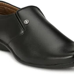 Formal Black Shoes for Men Without Lace All Day Long Office shoes Slip On For Men-image-7