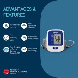 OMRON HEM-8712 (Refurbished) Fully Automatic Digital Blood Pressure Monitor (Upper Arm) Bp Monitor image 4