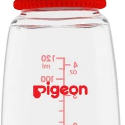 pigeon GLASS FEEDING BOTTLE ADD NIPPLE S - 120 ml image 2