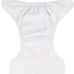 cute station Reusable Baby Washable Adjustable Cloth button Diaper Nappies For Babies of Ages 0 to 2 years(multicolour)-7 pieces image 2