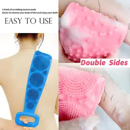 shopti Silicone Double-Sided Bath Scrubber image 4