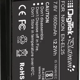 digitek Platinum Extra Power Secondary Li-ion Rechargeablefor EN-EL25Battery-picture-19