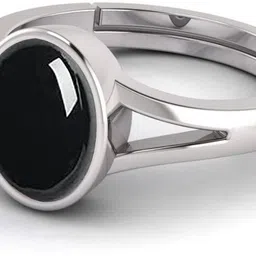 Natural 9.25 Ratti Hakik Agate Gemstone Ring Alloy Agate Sterling Silver Plated Ring-image-4