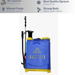 agrogold MANUAL SPRAY PUMP MACHINE 7 DAY WARRANTY AGRICULTURAL KNAPSACK GARDEN 48 16 L Backpack Sprayer image 2