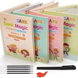 snowshell Magic Reused Practice book For Kids Handwriting 4 Book Drawing Books Magic Zx255 image 2