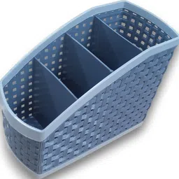 4 Compartments Plastic Desk Organizer-image-68
