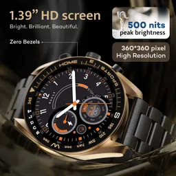 GOBOULT Mirage 1.39" Screen, Working Crown, Zinc Alloy Frame, 500 Nit Smartwatch image 3