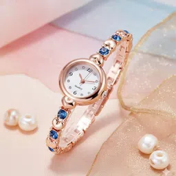 moover Analog Watch - For Women DMN-blu/gold-j1 image 4