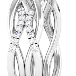 avsar R3715 14kt Cubic Zirconia White Gold ring image 2