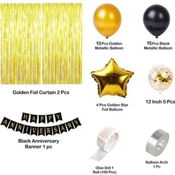 maithili decors Happy Anniversary Decoration Kit combo set. image 2