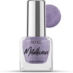 renee Metallicious Nail Paint | Quick Drying, Chip Resisting Formula with High Shine Lilac Haze-picture-38