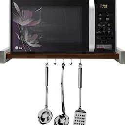saifix Containers Kitchen Rack Wall Mount Oven Stand and Spice Organizer Iron image 2