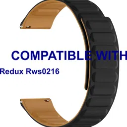 ACM WSM16D22BK4043 Watch Strap Magnetic Loop Belt 22mm for Redux Rws0216 Black Smart Band Strap-picture-16