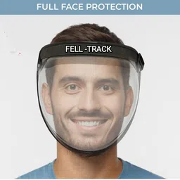 fell-track Bubble Face Shield Full Face Protector Safety Visibility for men women Safety Visor image 4